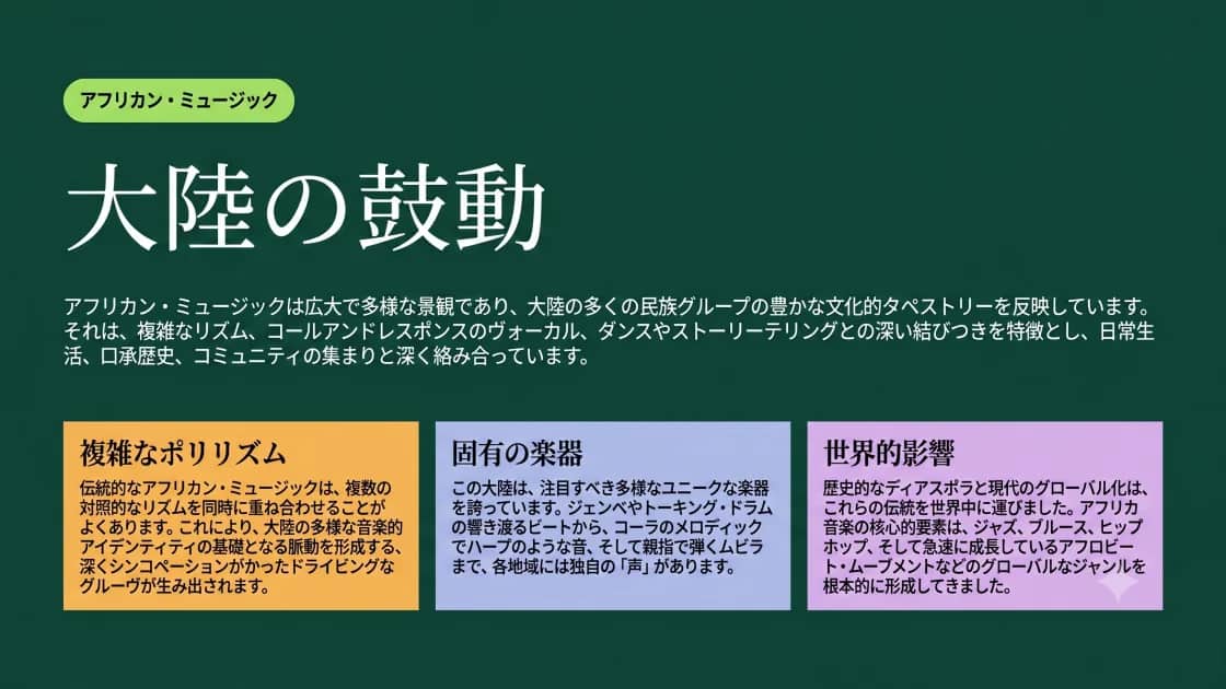 Jungle スタイルの会社紹介デッキのプレビュー